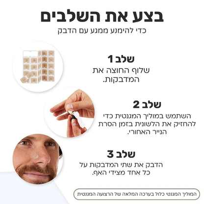 סט מדבקות מגנטיות